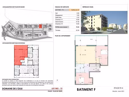vente appartement lucciana 20290 - - surface privée