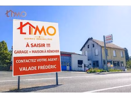 beau potentiel de rénovation de 394 m² au sol comprenant une ancienne maison et un...