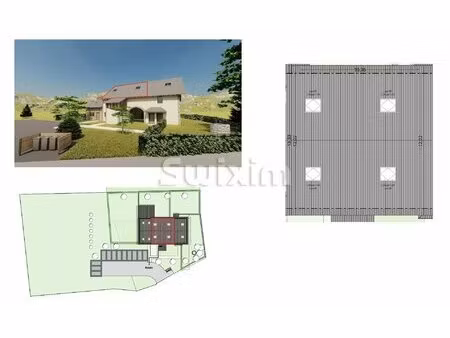 t3 de 62 m² style loft au dernier étage