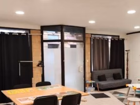 appartement t3 centre ville gourdon rdc