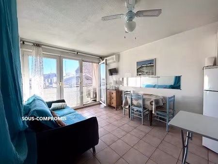 vente appartement 1 pièce 26 m² à sète (34200)  119 000 €