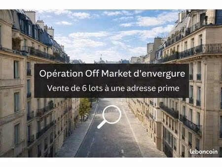 off market - 6 lots - saint germain des près