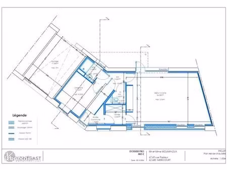 appartement 2 pièces 55 m²