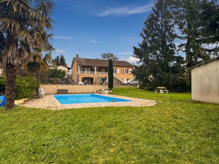 quincieux – grande maison familiale avec piscine  sur sous-sol complet