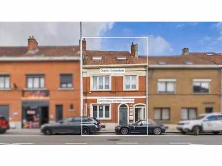 immeuble mixte : bureau/prof. lib. & duplex 3 ch  jardin