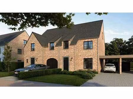 evergem  boordekens - rustieke nieuwbouwwoning met carpor...