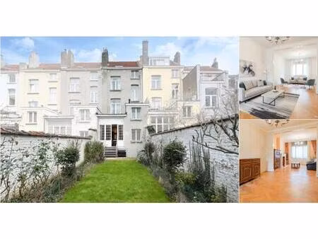 maison de maître à vendre avec terrasse et jardin   bruxelles (vbd75556)