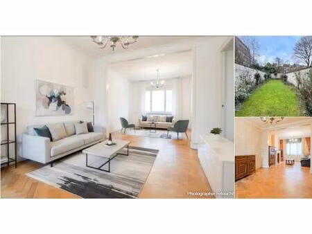 maison de maître à vendre avec terrasse et jardin   etterbeek (vbd75555)