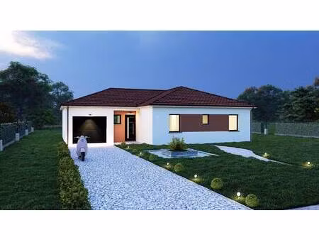 terrain avec maison neuve à vendre