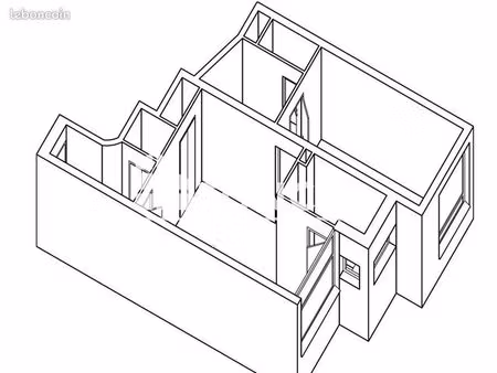 appartement 2 pièces 37 m²