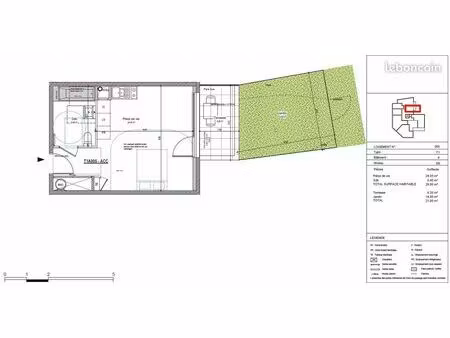 appartement 1 pièce 30 m²