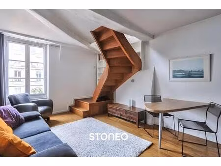 marais - hôtel de ville - duplex 33 m²