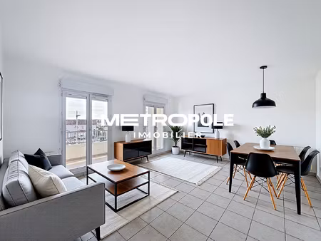 appartement t3 rénové avec terrasse couverte et garage