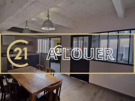 est de caen - a louer - 480 m² de bureaux avec atelier
