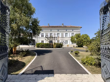 belle charentaise d'env. 260m2 en centre de bourg