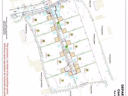 terrain 373 m² plouider