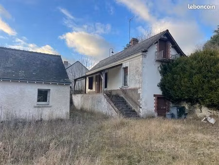 à louer – terrain avec constructions à rénover – parcay-meslay (37)