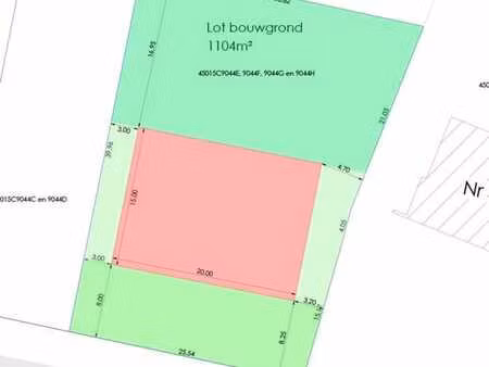 prachtig gelegen bouwgrond bestemd voor open bebouwing!