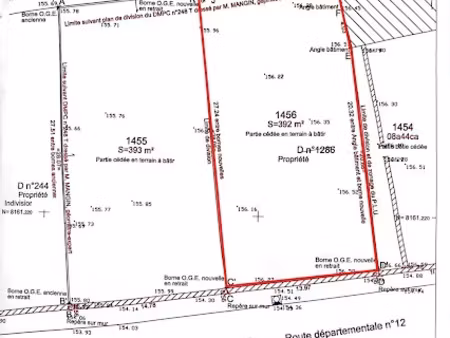 vente terrain 392 m² à villiers-saint-georges (77560)  39 500 €