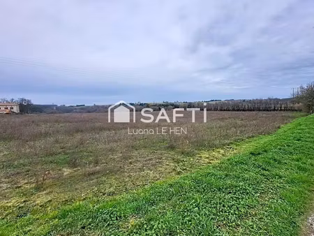 vente terrain 1315 m² à grayssas (47270)  34 000 €