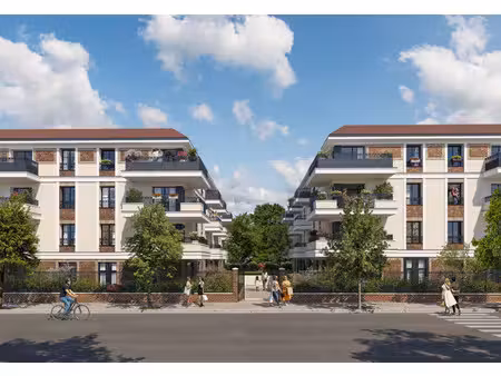 vente programme neuf t2  t3  t4 39 à 79 m² dugny (93440)
