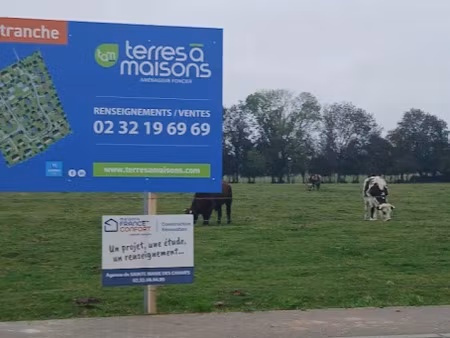 vente terrain 500 m² à la rue-saint-pierre (76690)  76 000 €