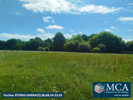 vente terrain 1200 m² à saint-sever (40500)  75 000 €
