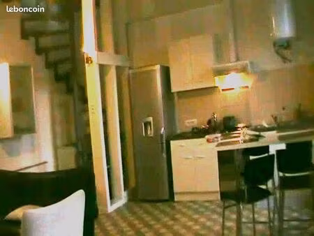 bagnères de bigorre  loue à l'année appartement meublé  t3 en duplex  62 m²  dans maison i