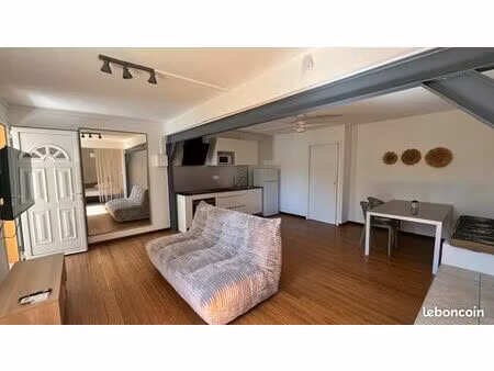 loft meublé - dampierre (limite dunoyer) gosier- 53 m2