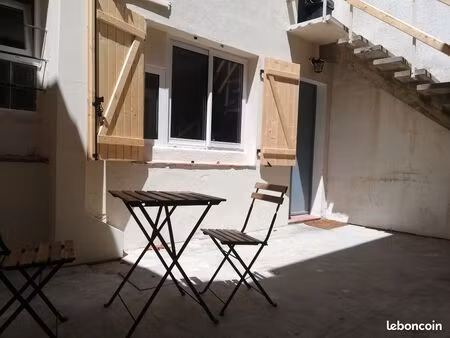 super studio meublé avec cour intérieure montpellier centre