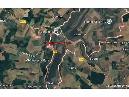 terrain 500 m² montreuil sur epte