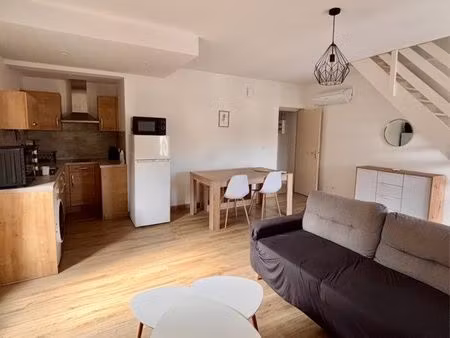 t3 meublé 60 m² rénové – climatisé – standing