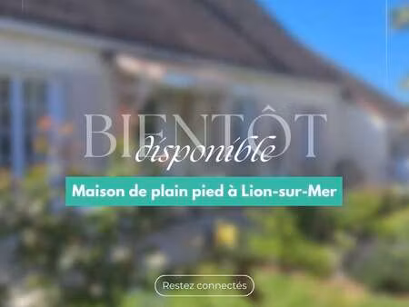 vente maison à lion-sur-mer (14780) : à vendre / 95m² lion-sur-mer