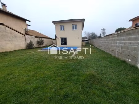 maison 2022 – 4 chambres + piscine – idéale famille – niévroz