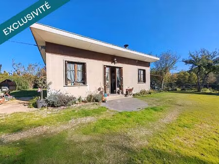 maison individuelle sur un magnifique terrain avec bassin  jardin et dépendances