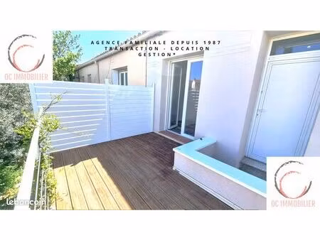 elne  appartement meublé avec terrasse à étrenner