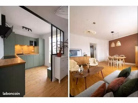 t3 meublé 60 m² avec balcon – quartier saint-félix  nantes