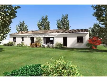 terrain avec maison neuve à vendre