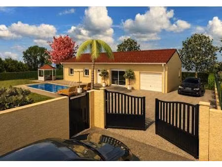 terrain avec maison neuve à vendre