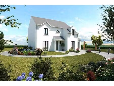 terrain avec maison neuve à vendre