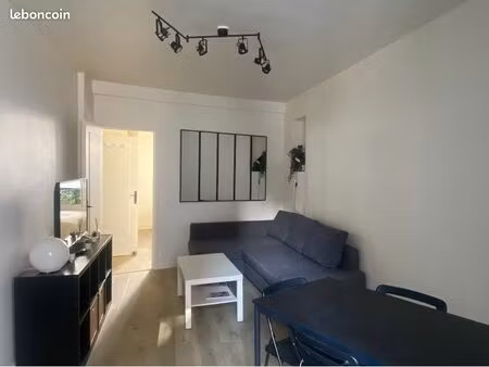 2 pièces meublé + parking + cave