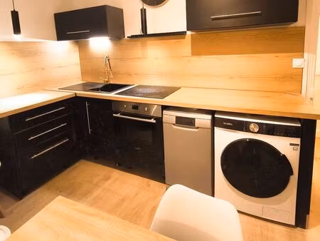 loue en meublé appartement lumineux et climatisé t2 de 50m2 centre ville refait a neuf lun