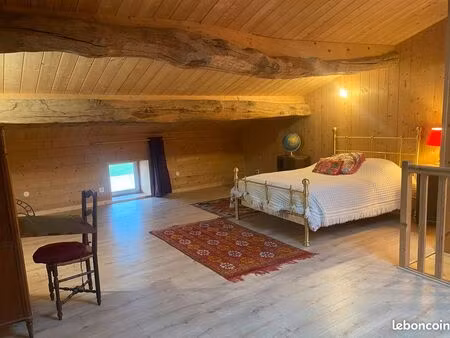 chambre ambiance chalet climatisée