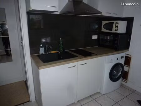 2 pièces meublé avec jardin