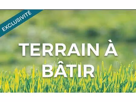 terrain à bâtir 891m² nouveau à remonter