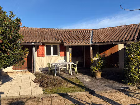 apt rez-de-jardin  piscine  place de parking - moliets plage