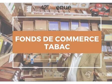 tabac-presse - emplacement n°1 secteur vallee du gier (42) avec habitation au dessus et st