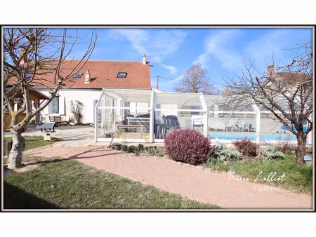 maison à vendre 8 pièces  204m²  puiseautin  5 chambres  piscine  garage  climatisation  p