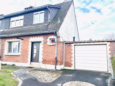 maison semi individuelle  3 chambres  grenier  garage  jardin