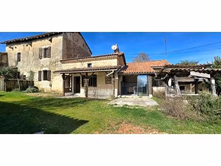 maison avec double garage et parc